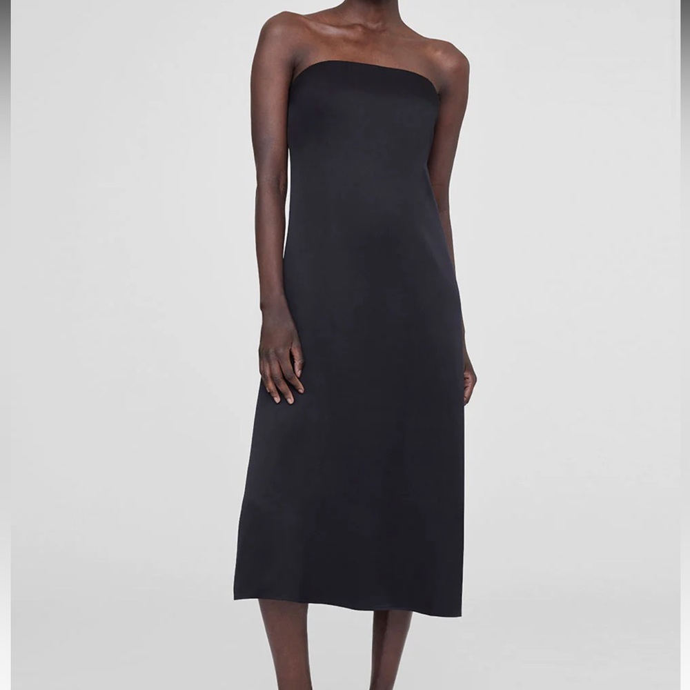 ANINE BING BRAND NEW BLACK SILK DRESS